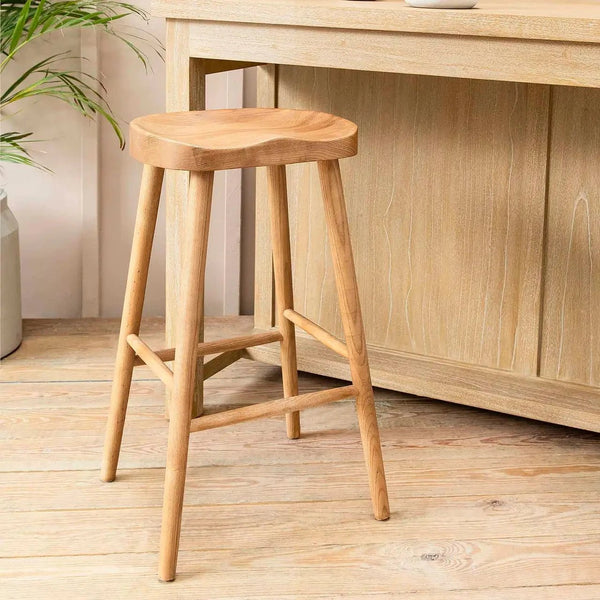 Solid Ash Bar Stool - Distinctly Living