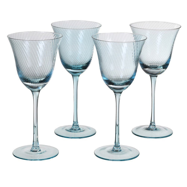 Teal Wine Goblets - Set of 4 - Distinctly Living