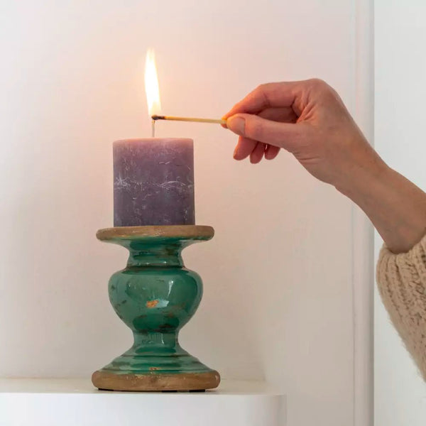 Thyme Pillar Candle Holder - Distinctly Living