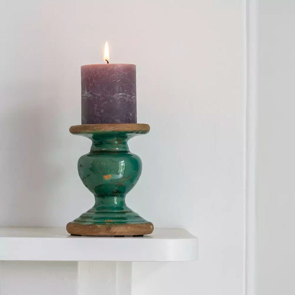 Thyme Pillar Candle Holder - Distinctly Living