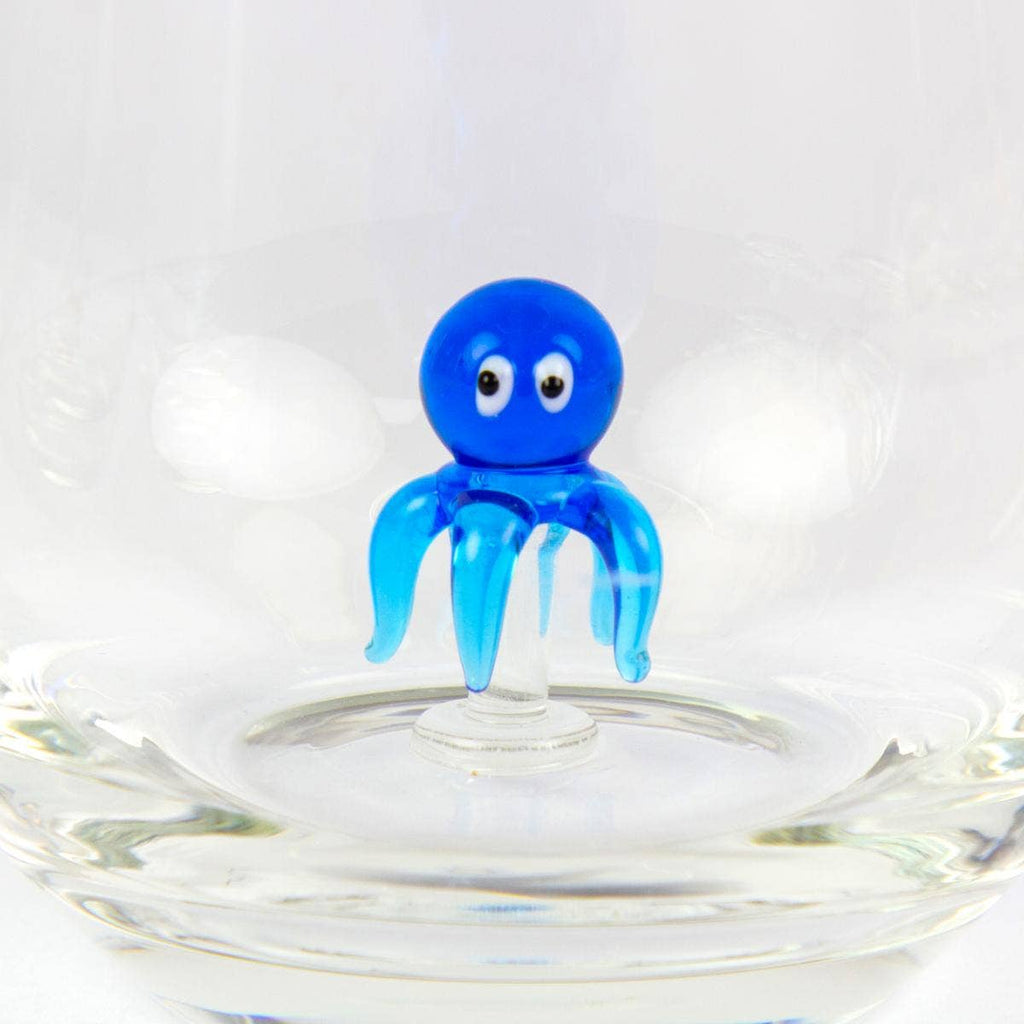 Tumbler with Miniature Glass Octopus - Distinctly Living