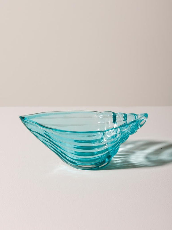Turqoise Glass Shell - Distinctly Living