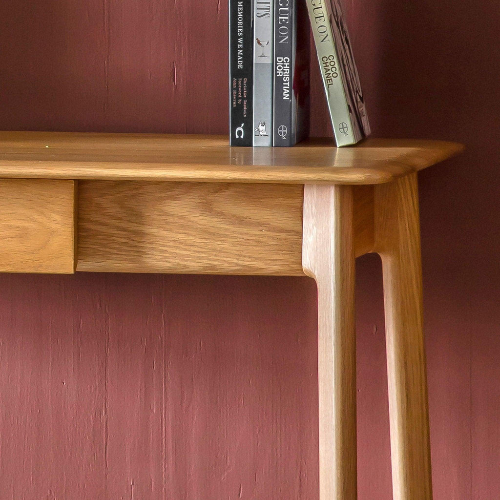 Valencia 1 Drawer Desk Oak - Distinctly Living