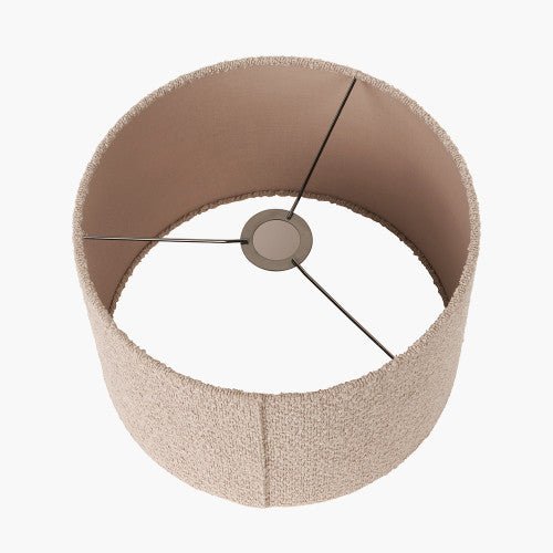 Vichy Taupe Boucle Lamp Shade - Various Sizes - Distinctly Living