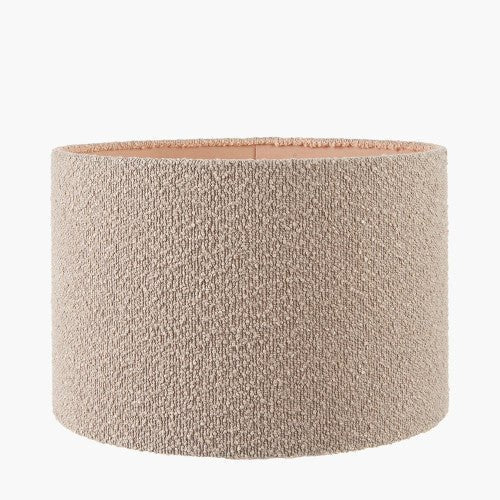 Vichy Taupe Boucle Lamp Shade - Various Sizes - Distinctly Living
