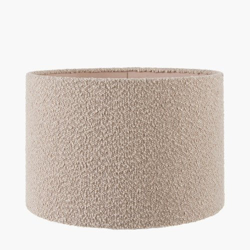 Vichy Taupe Boucle Lamp Shade - Various Sizes - Distinctly Living
