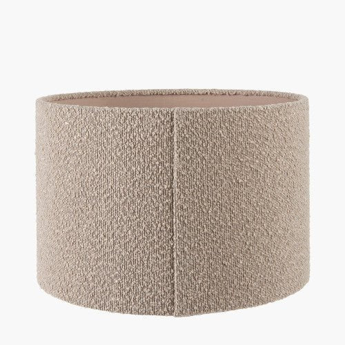 Vichy Taupe Boucle Lamp Shade - Various Sizes - Distinctly Living