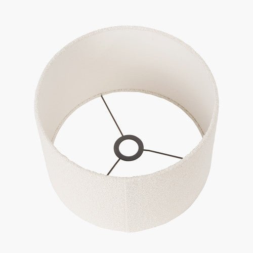 Vichy White Boucle Lamp Shade - Various Sizes - Distinctly Living