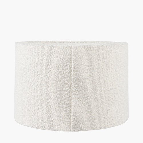 Vichy White Boucle Lamp Shade - Various Sizes - Distinctly Living