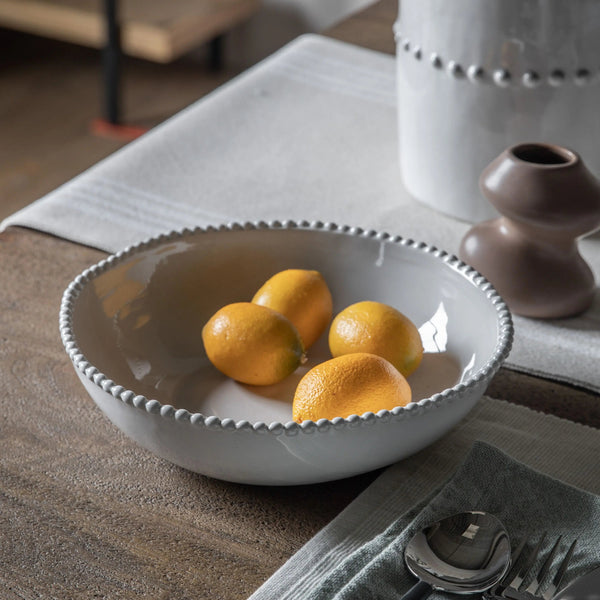 White Bobble Pasta Bowls - Set of 4 - Distinctly Living