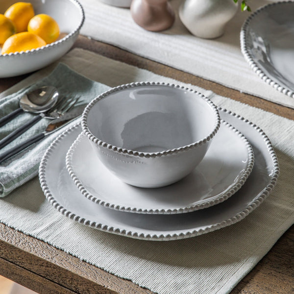 White Bobble Side Plates - Set of 4 - Distinctly Living