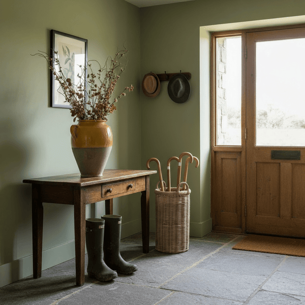 XL Glaze Dipped Ochre Vase - Distinctly Living