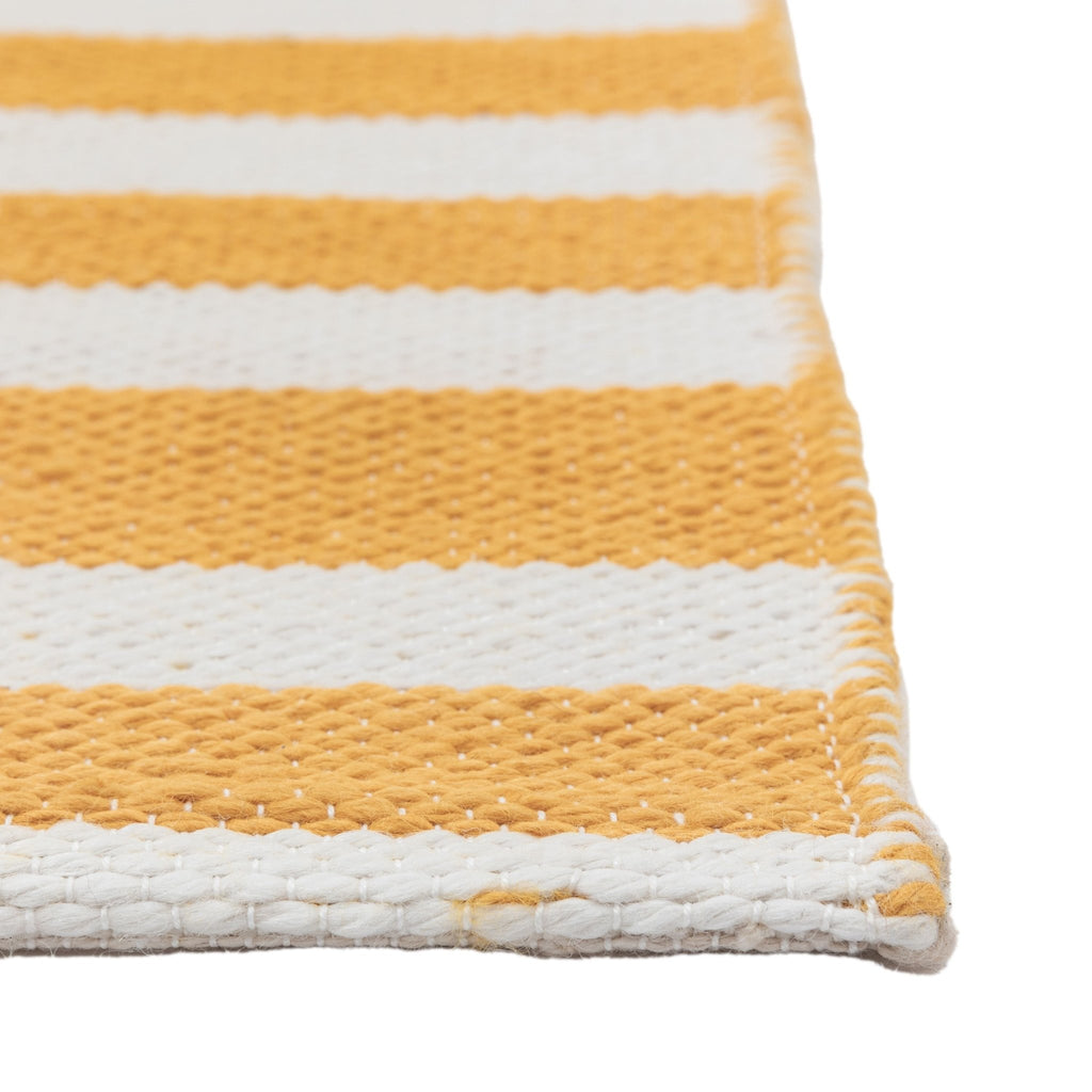 Yellow Check Rug - Large or Medium - Distinctly Living