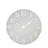 12" Arabic Wall Clock Dove Grey - Distinctly Living 