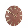 12'' Mulberry Wall Clock Auburn - Distinctly Living
