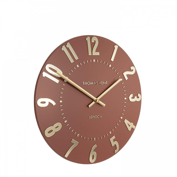 12'' Mulberry Wall Clock Auburn - Distinctly Living