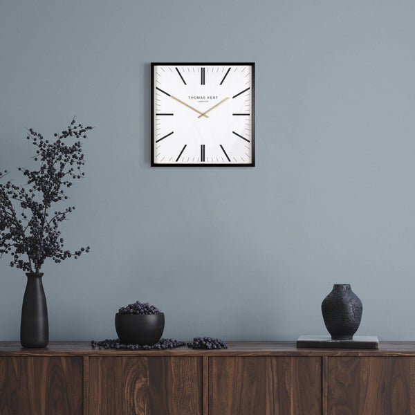 16"" Garrick Wall Clock White - Distinctly Living