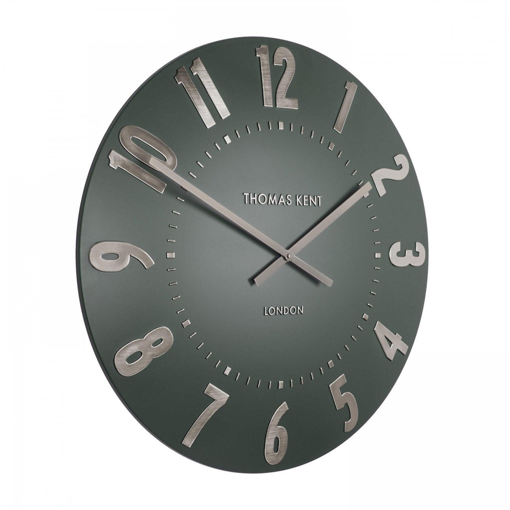 20" Olive Green Clock - Distinctly Living 