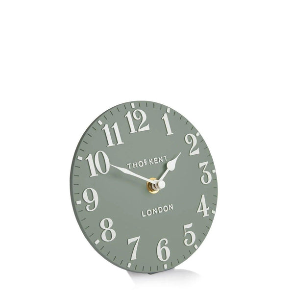 6" Arabic Mantel Clock Seagrass - Distinctly Living