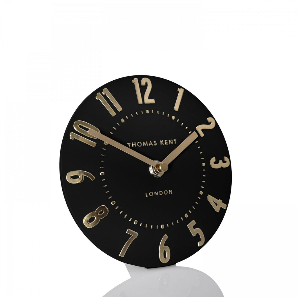 6'' Mulberry Mantel Clock Noir - Distinctly Living