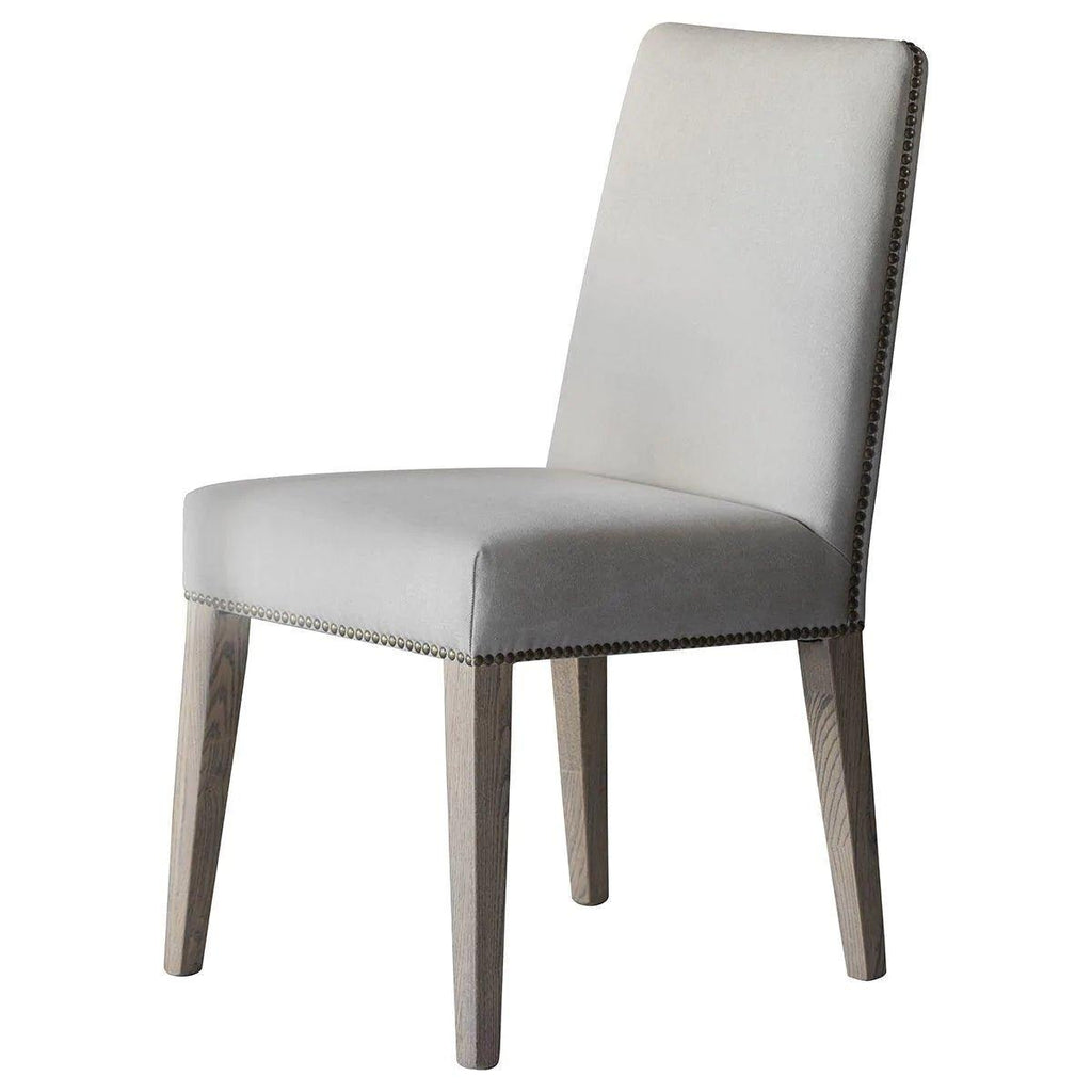 A Pair of Edinburgh Dining Chairs - Linen Coloured - Distinctly Living