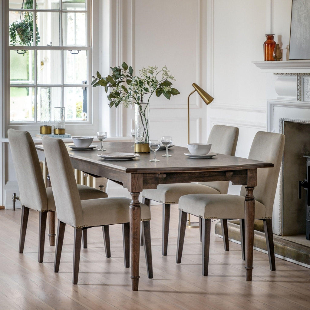 A Pair of Highgate Dining Chairs - Linen - Distinctly Living