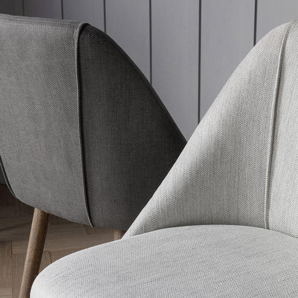 A Pair Of Stockholm Chairs - Natural or Slate Grey - Distinctly Living