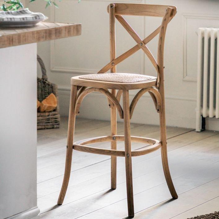 A Set of Two Paris Bistro Bar Stools - Choice of Colours - Distinctly Living
