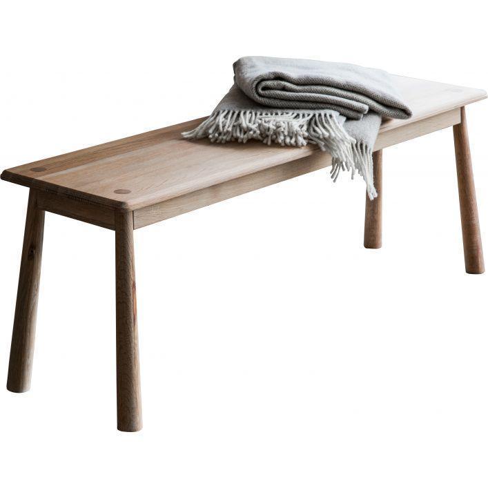 Balham Bench Oak or Black - Distinctly Living