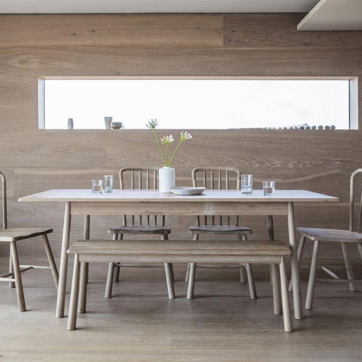 Balham Bench Oak or Black - Distinctly Living