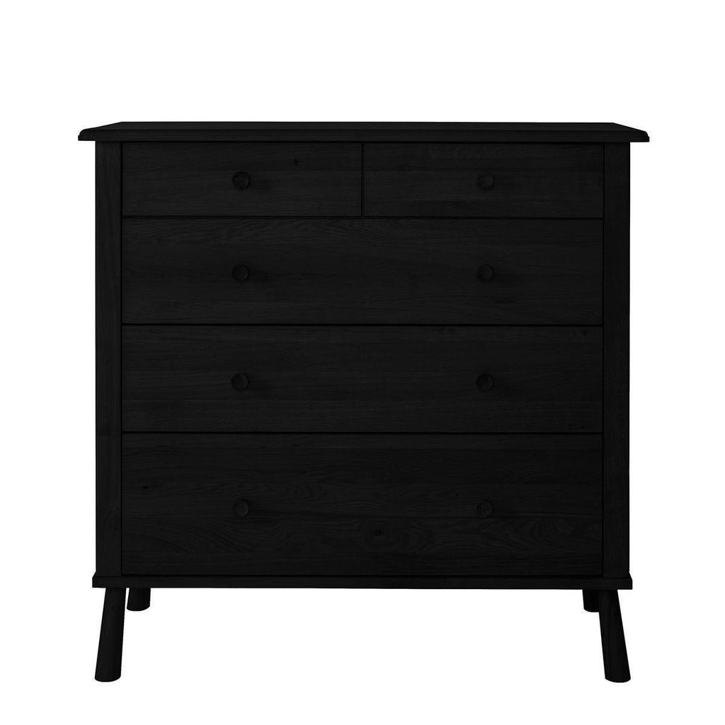 Balham Chest of Drawers Oak or Black - Distinctly Living