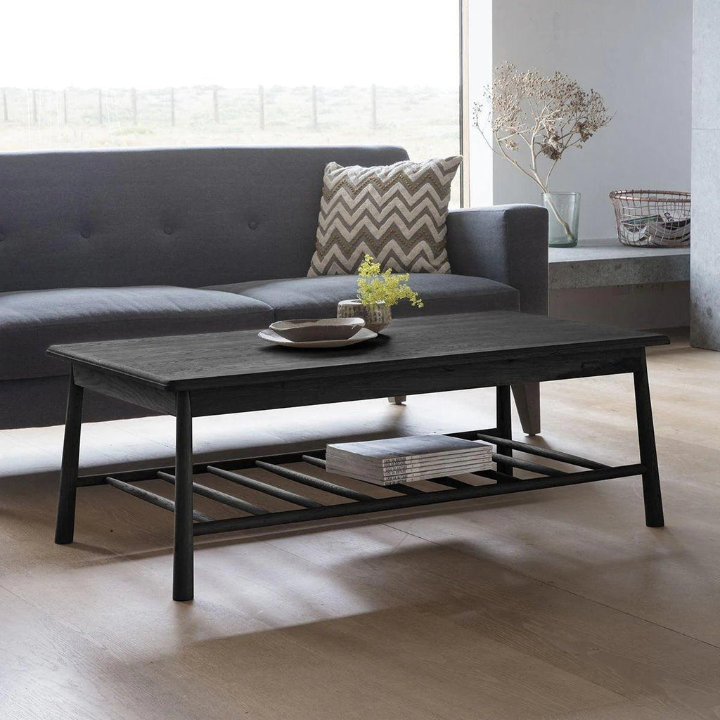 Balham Coffee Table Oak or Black - Distinctly Living