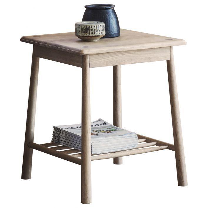 Balham Large Side Table - Oak or Black - Distinctly Living