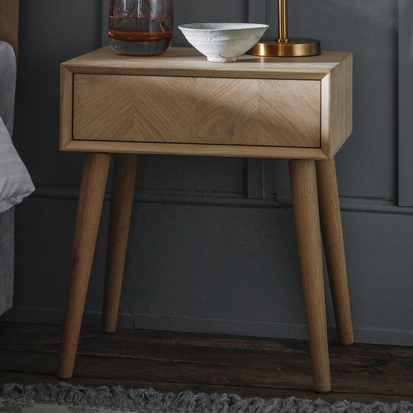 Bigbury Side Table With Drawer - Distinctly Living