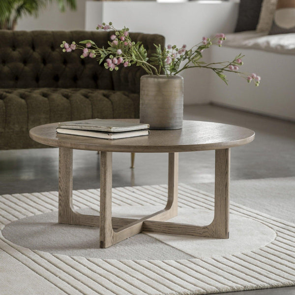 Folk Oak Coffee Table - Natural or Smoked - Distinctly Living