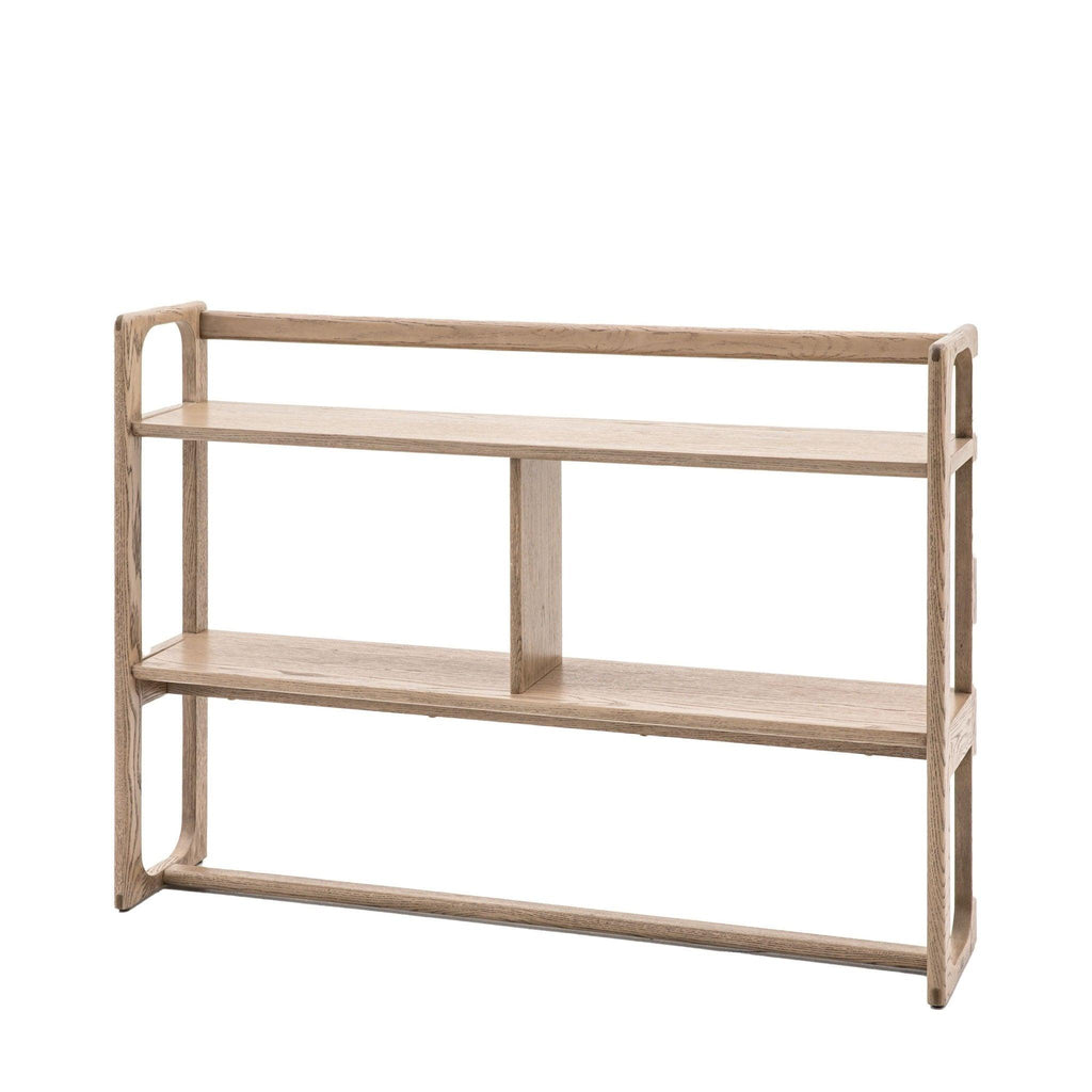 Folk Oak Low Display Cabinet - Natural or Smoked - Distinctly Living