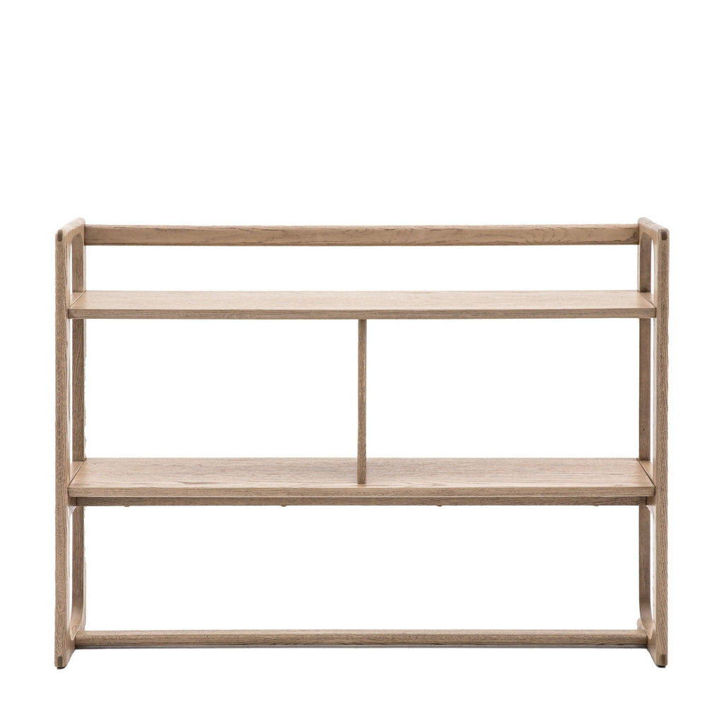 Folk Oak Low Display Cabinet - Natural or Smoked - Distinctly Living