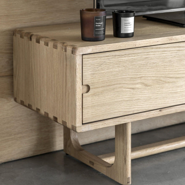 Folk Oak - TV Unit - Natural or Smoked - Distinctly Living