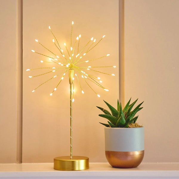 Mini Gold Starburst on Stand - Distinctly Living