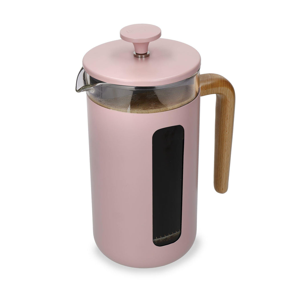 Retro 8 Cup Cafetiere - Taupe, Pink, Cream or Blue - Distinctly Living