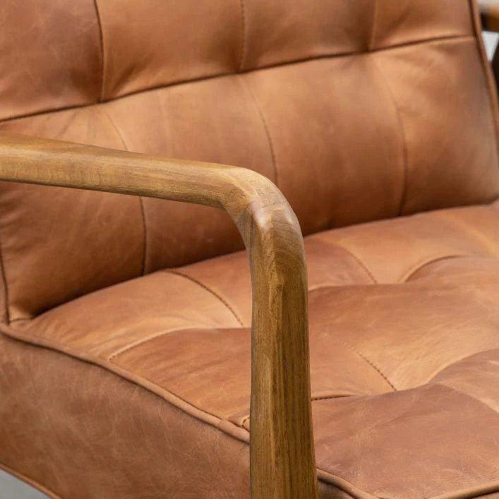 Rex Armchair - Slate Linen or Leather - Distinctly Living