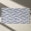 Set of 4 Printed Fabric Blue Motif Placemats - Distinctly Living 