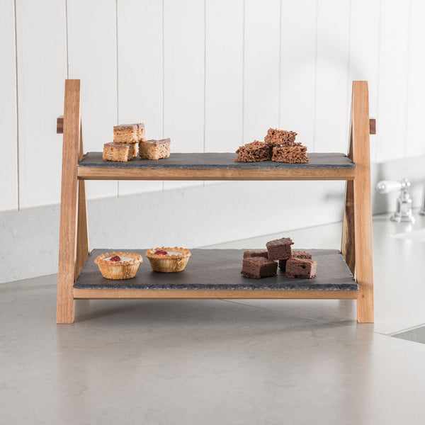 Slate Cake / Cheese / Nibble Stand - Distinctly Living