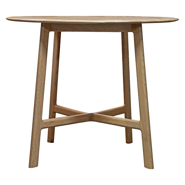 Valencia Round Dining Table in Oak - Distinctly Living
