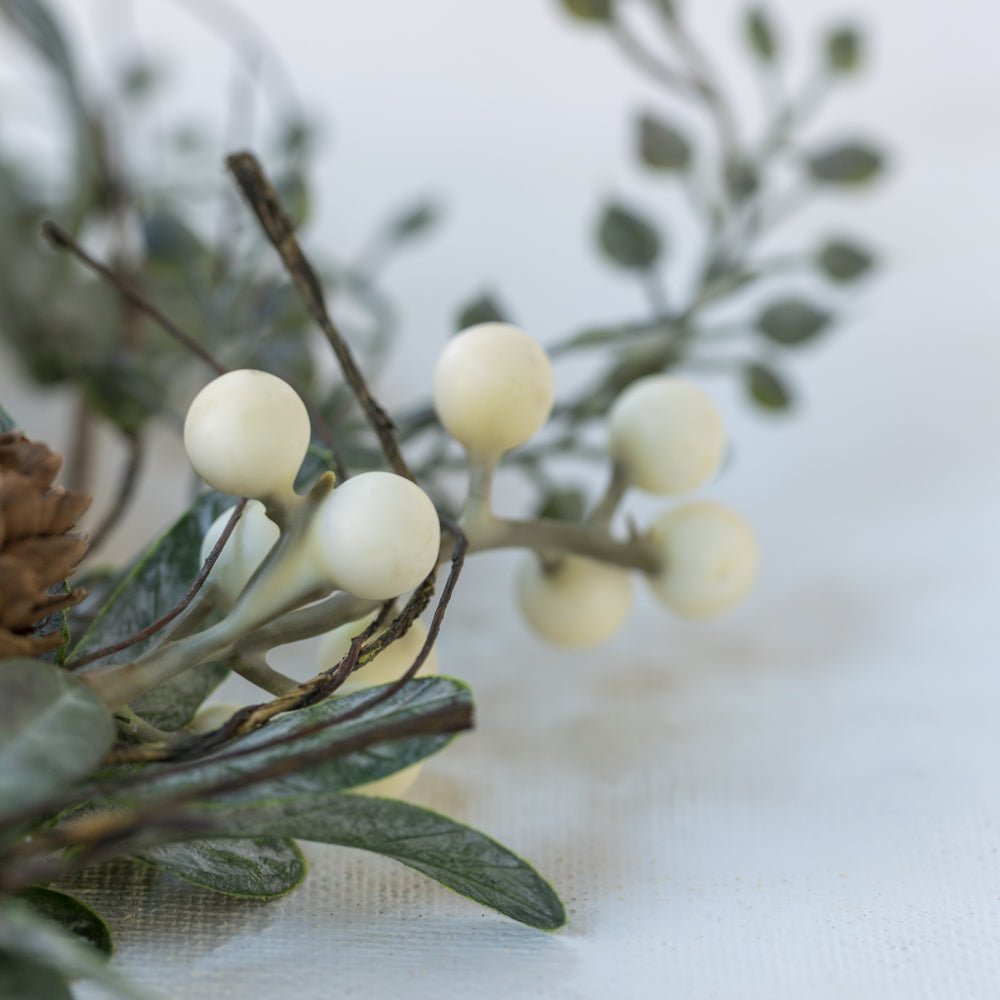 White Berry Candle Ring - Distinctly Living