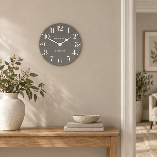 12" Arabic Wall Clock Dolphin - Distinctly Living