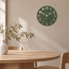 12" Arabic Wall Clock Lichen - Distinctly Living
