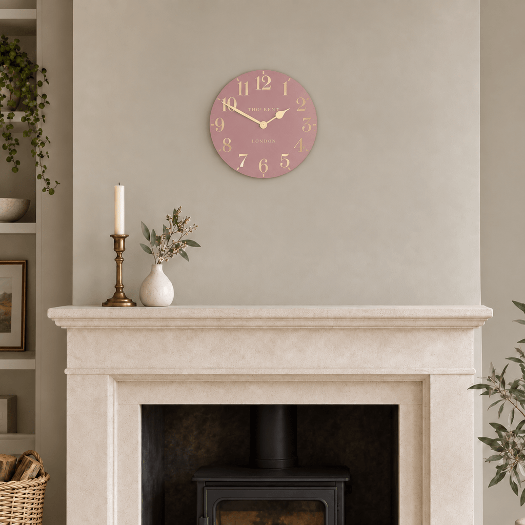 12" Blush Pink Clock - Distinctly Living