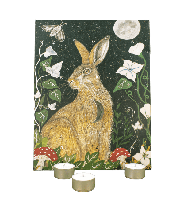 12-Day Christmas Tealight Advent Calendar - Hare - Distinctly Living