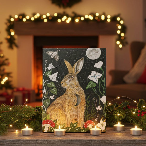 12-Day Christmas Tealight Advent Calendar - Hare - Distinctly Living